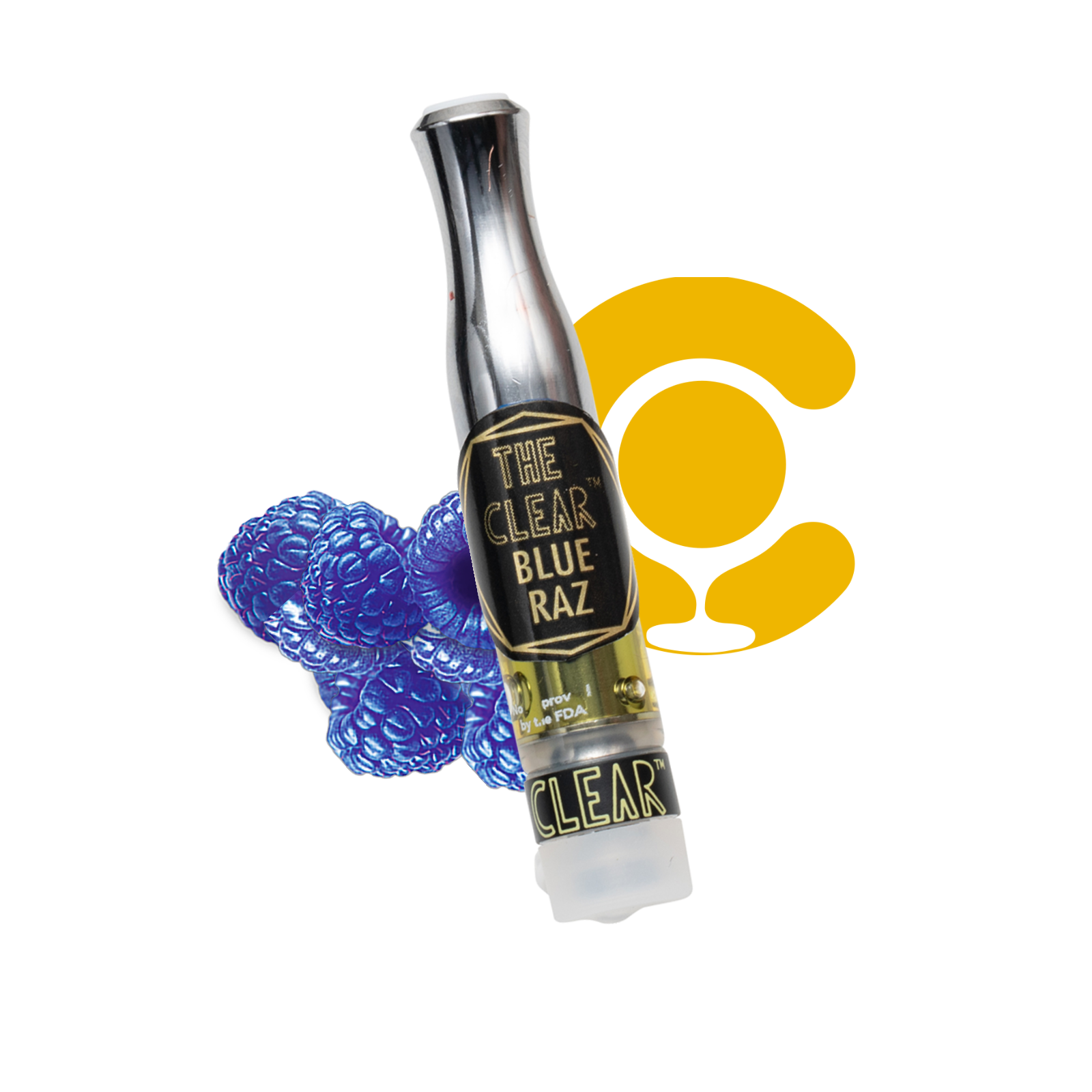 The Clear Elite Cartridge Blue Raz 500mg Leafly